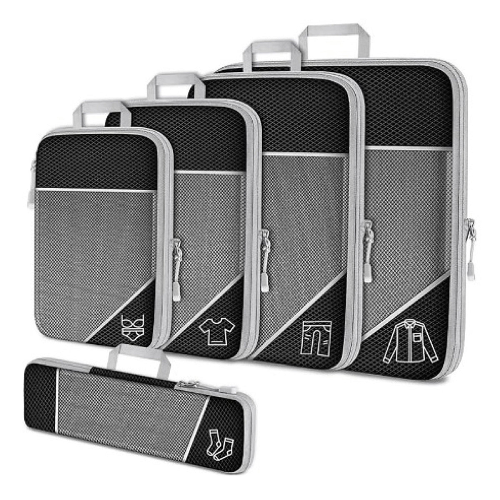 Compression Packing Cubes + FREE Laundry Bag